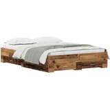  Krevetna konstrukcija Staro drvo 140 x 200 cm Konstruirano drvo | shoptok.hr