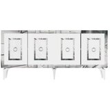 Hanah home komoda karya white silver | ePonuda.com