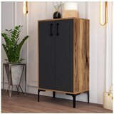 Hanah home Prag - Walnut, Anthracite omarica za obutev, (20784414) Cene