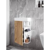 MID.YOU Kombiniran Umivalnik Lumia, Bela, Barva Hrasta | Shoptok.si
