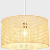  Visilica na sajli ALBA 1xE27/15W/230V prečnik 45 cm ratan/crna | Eponuda.com