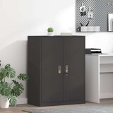 Ormarić za pohranu Crna 80 x 40 x 105 cm Hladno valjani čelik | shoptok.hr