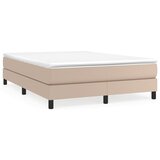 Maison Chic Box spring postelja - Vzmetna postelja z vzmetnico kapučino 140x190cm umetno usnje SL19006, (21885423) | Shoptok.si