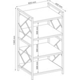  Regal TABLO R4 - MDF | shoptok.hr
