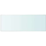 vidaXL Police 2 kosa steklo prosojno 40x12 cm, (20765046) | Shoptok.si