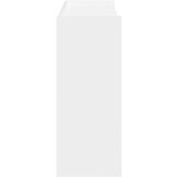 vidaXL Regal za čevlje bel 80x25x81 cm inženirski les | Shoptok.si