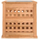  Noćni ormarić 34 x 34 x 34 cm od masivnog drva oraha | Eponuda.com