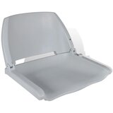 vidaXL Sklopiva siva stolica za plovila bez jastuka 41 x 51 x 48 cm cijene