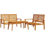 Maison Chic Seti vrtnega pohištva - Vrtna garnitura - Vrtni pohištvo set 3-delna trden les akacije, (21809690) Cene