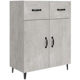  Komoda betonsko siva 69,5x34x90 cm inženirski les, (20654691) | Shoptok.si