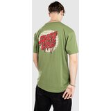 Santa Cruz Delfino Spotlight Dot T-shirt dill green Cene