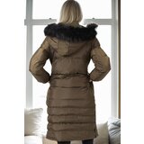 Dewberry Z6740 LADIES' COAT-KHAKI-1 | Shoptok.si