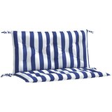  Jastuci za vrtnu klupu 2 kom plavo-bijeli prugasti 100x50x7 cm | shoptok.hr