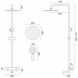 REA Bath REA Lungo White s termostatom | shoptok.hr