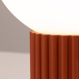 Sollux Narančasta stolna lampa sa staklenim sjenilom (visina 19 cm) Orbital – | shoptok.hr