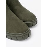 Shelvt Green ankle boots with elastic inserts | Shoptok.si