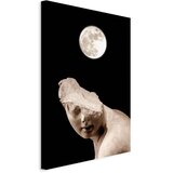  Slika - Moon and Statue (1 Part) Vertical 20x30 Na talijanskom platnu | shoptok.hr