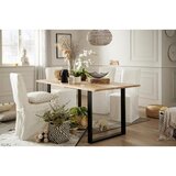 MID.YOU jedilna miza runner, les akacije, železo, ca. 160cm | Shoptok.si