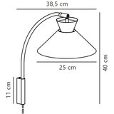 Nordlux zidna lampa dial 1xE27/40W/230V bela | Eponuda.com