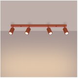 Nice Lamps Opečnato oranžna stropna svetilka 6,5x81 cm Gleam – | Shoptok.si