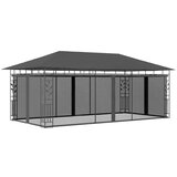 vidaXL Paviljon z mrežo proti komarjem 6x3x2,73 m antraciten Cene