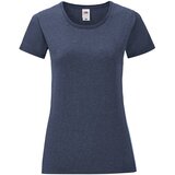 Fruit Of The Loom Navy blue Iconic women's t-shirt in combed cotton | Shoptok.si
