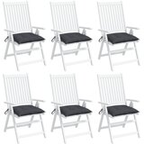  Jastuci za stolice 6 kom antracit 40x40x7 cm od tkanine Oxford | shoptok.hr