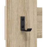 vidaXL Nadwyčajna obešalnik za plašče sonoma hrast 65 x 3 x 100 cm | Shoptok.si
