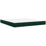  Krevet s oprugama i madracem tamnozeleni 180x200 cm baršunasti | shoptok.hr