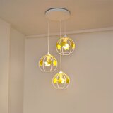  Dečiji luster na sajli STARS 3xE27/15W/230V žuta/bela | Eponuda.com