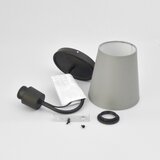  Zidna lampa MALBO 1xE27/15W/230V siva/crna | Eponuda.com