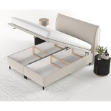 Maison de Rêve Bež tapecirani bračni krevet s prostorom za odlaganje 200x200 cm Pearl – | shoptok.hr