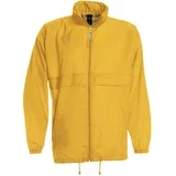 VJETROVKA S KAPULJAČOM ZIP UNISEX B&C SIROCCO ZLATNA ŽUTA S