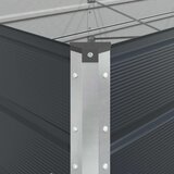  Sadilica Antracit 385 x 100 x 45 cm Cinkani čelik | shoptok.hr