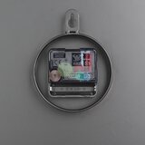 Eglo 425509 - Zidni sat TAKAHAGI na bateriju 1xAA, prečnik 30 cm, crne boje | Eponuda.com