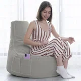 baštenski lazy bag Eva sport/ siva