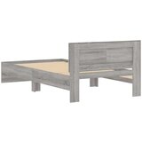 vidaXL Okvir za krevet s uzglavljem boja hrasta 100x200 cm drveni | shoptok.hr