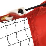  Teniska mreža crno-crvena 500x100x87 cm od poliestera | Eponuda.com