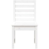  Vrtne stolice 2 kom bijele 50x48x91,5 cm masivna borovina | shoptok.hr
