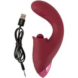 Javida - 3u1 jezični vibrator (ljubičasti) | shoptok.hr