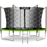  Vrtni trampolin Neo-Sport 15 ft / 465 cm s unutarnjom zaštitnom mrežom i ljestvama | shoptok.hr