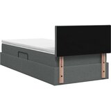  s madracem i skladištem Tamnosiva 100 x 200 cm Baršun | shoptok.hr