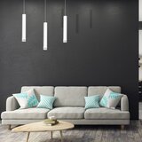  LED luster na sajli ALBA 3xLED/15W/230V, bela | Eponuda.com