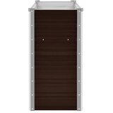  Povišena vrtna gredica smeđa 160 x 40 x 77 cm pocinčani čelik | shoptok.hr