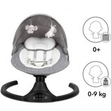Kidwell Luxi 2u1 električna stolica za ljuljanje, sivo-crna | shoptok.hr