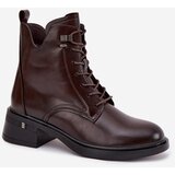 VINCEZA Insulated Women's Block Heel Ankle Boots | Shoptok.si