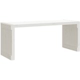  Vrtna klupa produživa bijela 212,5x40,5x45 od masivne borovine | shoptok.hr