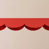 Thoro Rdeča aluminijasta LED viseča svetilka BISCUIT – | Shoptok.si