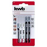 KWB Listi za vbodno žago (5 -del., T-gred) Cene