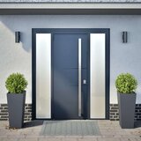 vidaXL Vrtne sadilice 2 kom antracit 35x35x75 cm čelične | shoptok.hr
